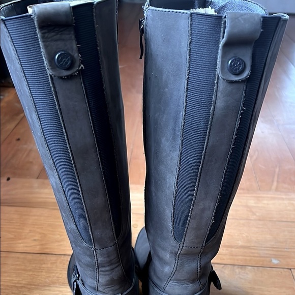Bussola Trapani Tulsa Silk Nubuck Brown Knee High Riding Boots Size 36 US 6-6.5 - Picture 3 of 8